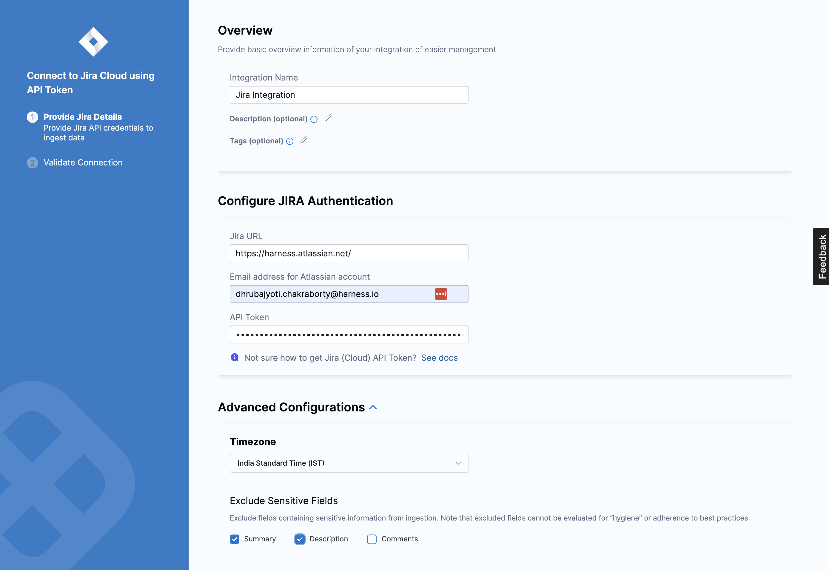 Jira Key Configuration